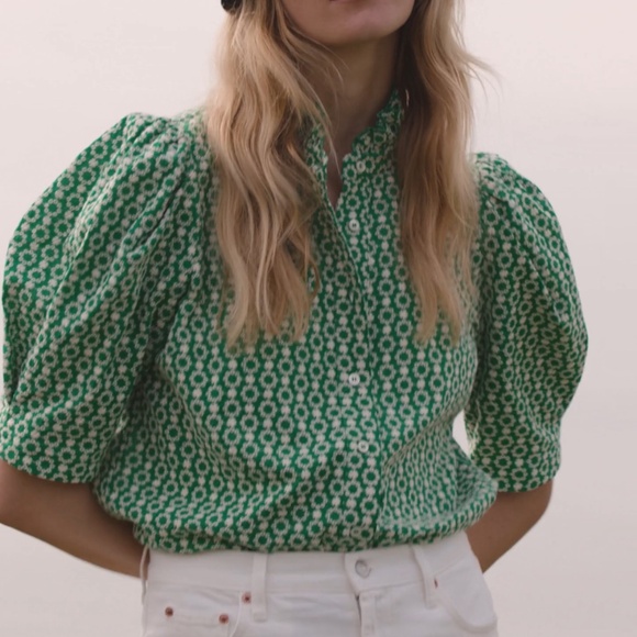 Greenbriar Eyelet Alicia Blouse NWT - Picture 7 of 11